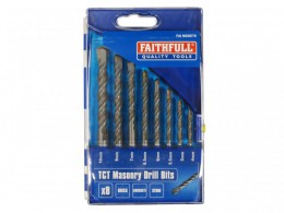 Faithfull MDSET8 Standard Masonry Drill Set 8 £13.99